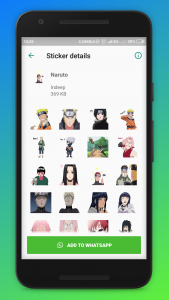 اسکرین شات برنامه Anime stickers for whatsapp 4