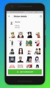 اسکرین شات 4 برنامه Cute Anime  wastickers
