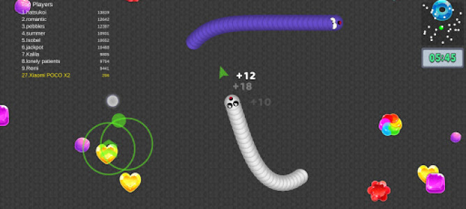 اسکرین شات بازی Snake io Worms war zone io 7