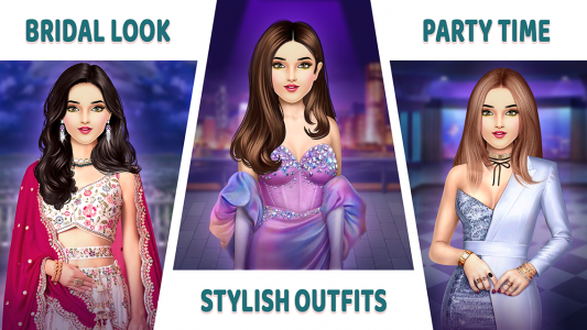 اسکرین شات 1 بازی Indian Fashion DressUp Stylist
