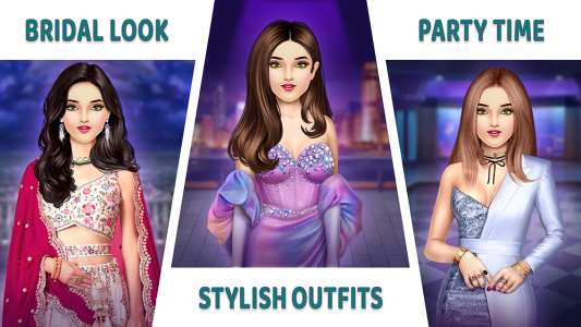 اسکرین شات 1 بازی Indian Fashion DressUp Stylist