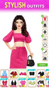 اسکرین شات 3 بازی Indian Fashion DressUp Stylist