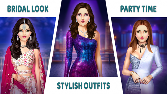 اسکرین شات 1 بازی Indian Fashion DressUp Stylist