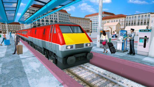 اسکرین شات برنامه Modern Train Driving Simulator: City Train Games 2