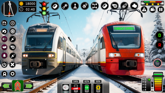 اسکرین شات برنامه City Train Games Driver Sim 3D 2