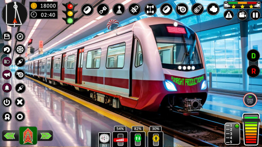 اسکرین شات 2 برنامه City Train Games Driver Sim 3D