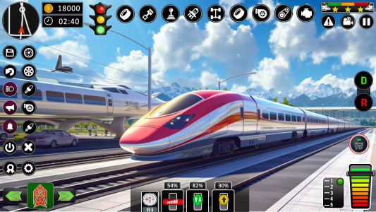 اسکرین شات 5 برنامه City Train Games Driver Sim 3D