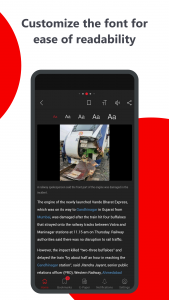 اسکرین شات برنامه Indian Express News + Epaper 5