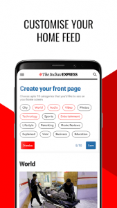 اسکرین شات برنامه India News, Headlines & epaper - Indian Express 7