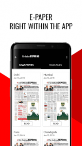 اسکرین شات برنامه India News, Headlines & epaper - Indian Express 2