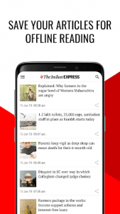 اسکرین شات برنامه India News, Headlines & epaper - Indian Express 4