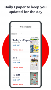 اسکرین شات برنامه Indian Express News + Epaper 2