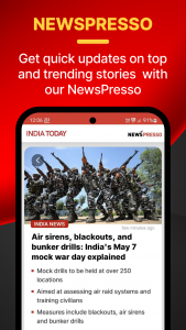 اسکرین شات 2 برنامه India Today - English News