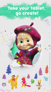 اسکرین شات بازی Masha and the Bear: Coloring 6