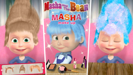 اسکرین شات 4 بازی Masha and the Bear: Salon Game