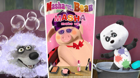 اسکرین شات 6 بازی Masha and the Bear: Salon Game