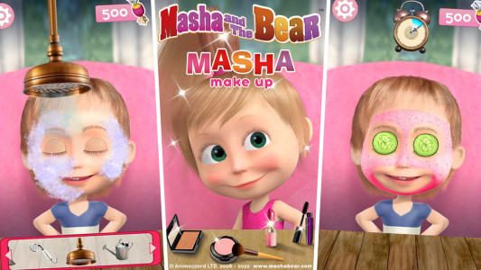 اسکرین شات بازی Masha and the Bear: Salon Game 1