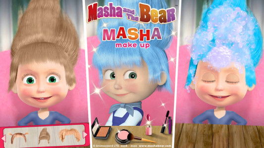 اسکرین شات بازی Masha and the Bear: Salon Game 4