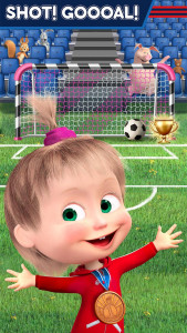 اسکرین شات بازی Masha and the Bear: Football 3