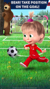 اسکرین شات بازی Masha and the Bear: Football 8
