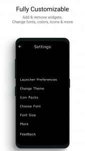اسکرین شات 5 برنامه Indistract Minimalist Launcher