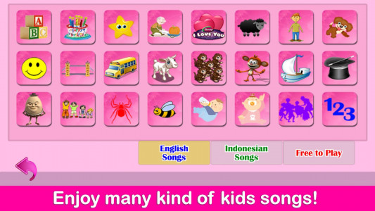 اسکرین شات بازی Kids Pink Piano Music & Songs 5
