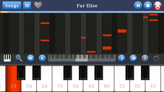 اسکرین شات 1 بازی Piano Music & Songs