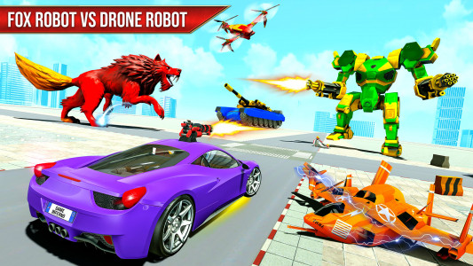 اسکرین شات برنامه Drone Robot Car Transforming 2