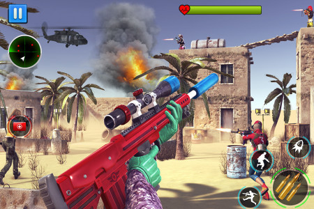 اسکرین شات برنامه FPS Shooting Strike Game 1