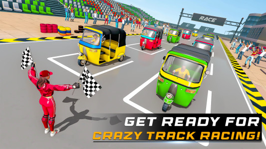 اسکرین شات 6 برنامه Tuk Tuk Car Racing