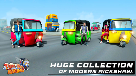 اسکرین شات 7 برنامه Tuk Tuk Car Racing