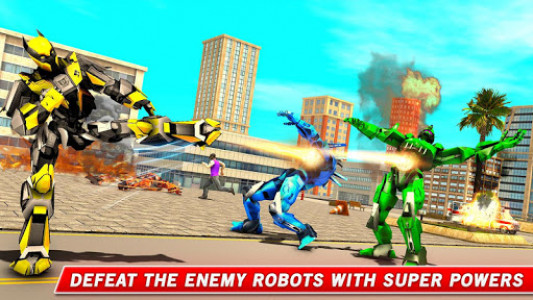 اسکرین شات برنامه Panther Robot Transform Robot Transforming Games 7
