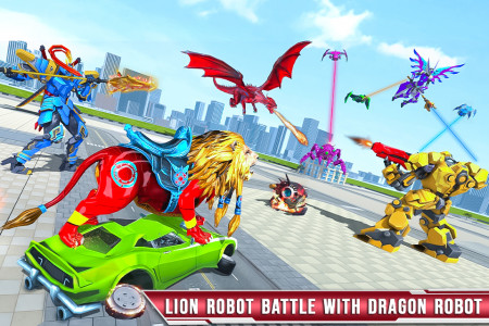اسکرین شات بازی Dragon Battle - Robot Car Game 4