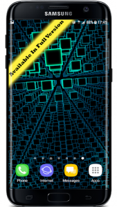 اسکرین شات برنامه Infinity Parallax Squares 3D Live Wallpaper 4