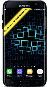 اسکرین شات برنامه Infinity Parallax Squares 3D Live Wallpaper 2