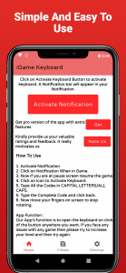 اسکرین شات 1 برنامه iGame:Game Keyboard for cheats