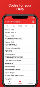 اسکرین شات 4 برنامه iGame:Game Keyboard for cheats