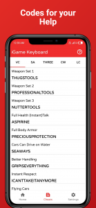 اسکرین شات برنامه iGame:Game Keyboard for cheats 4