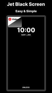 اسکرین شات 1 برنامه Jet Black Screen: Video Screen