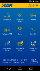 اسکرین شات برنامه Croatia Traffic Info – HAK 2