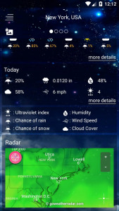 اسکرین شات 4 برنامه Weather Forecast