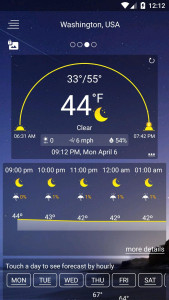 اسکرین شات 1 برنامه Weather Forecast
