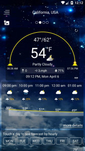 اسکرین شات برنامه Weather Forecast 3