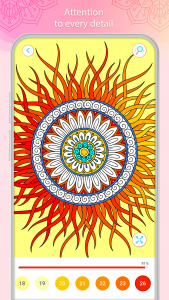 اسکرین شات 3 بازی Color by Number – Mandala Book