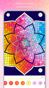 اسکرین شات بازی Color by Number – Mandala Book 6