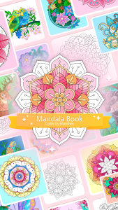 اسکرین شات 1 بازی Color by Number – Mandala Book