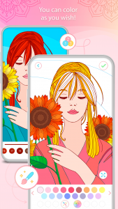 اسکرین شات 4 بازی Color by Number – Mandala Book