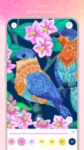 اسکرین شات 7 بازی Color by Number – Mandala Book