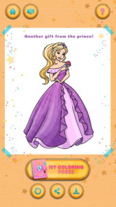 اسکرین شات بازی Princess Coloring Book: Magic Color by Number 6