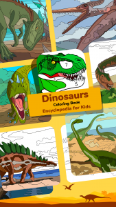 اسکرین شات 1 بازی Dino Coloring Encyclopedia